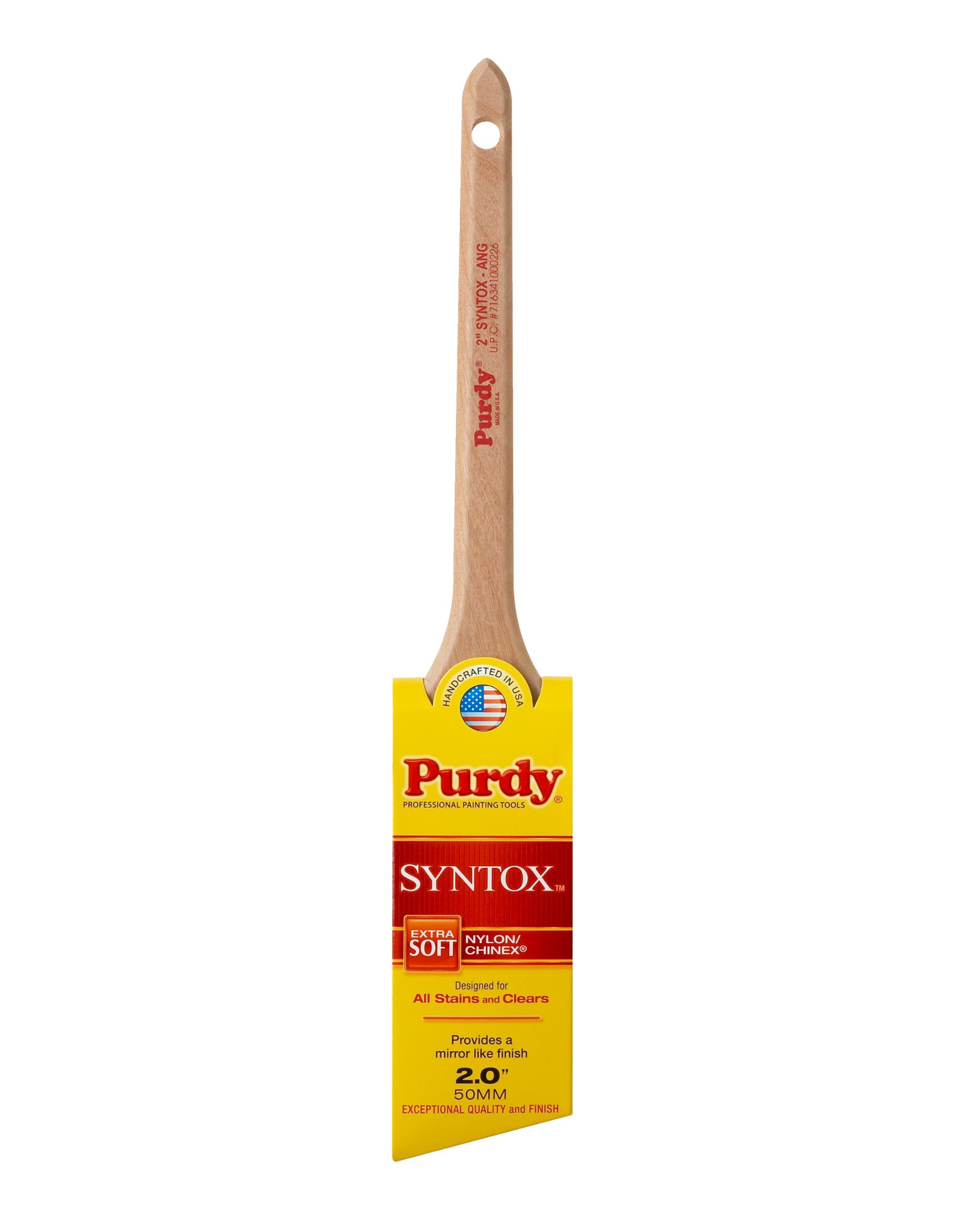 6-Pack of 2” Purdy 144403620 Syntox Angular Angled Sash Paint